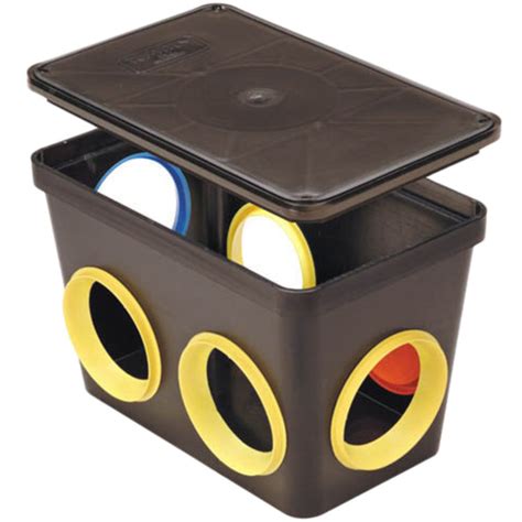 4 hole or 6 hole septic distribution box|6 hole distribution box.